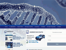 Tablet Screenshot of laboratoriocarloschagas.com.br